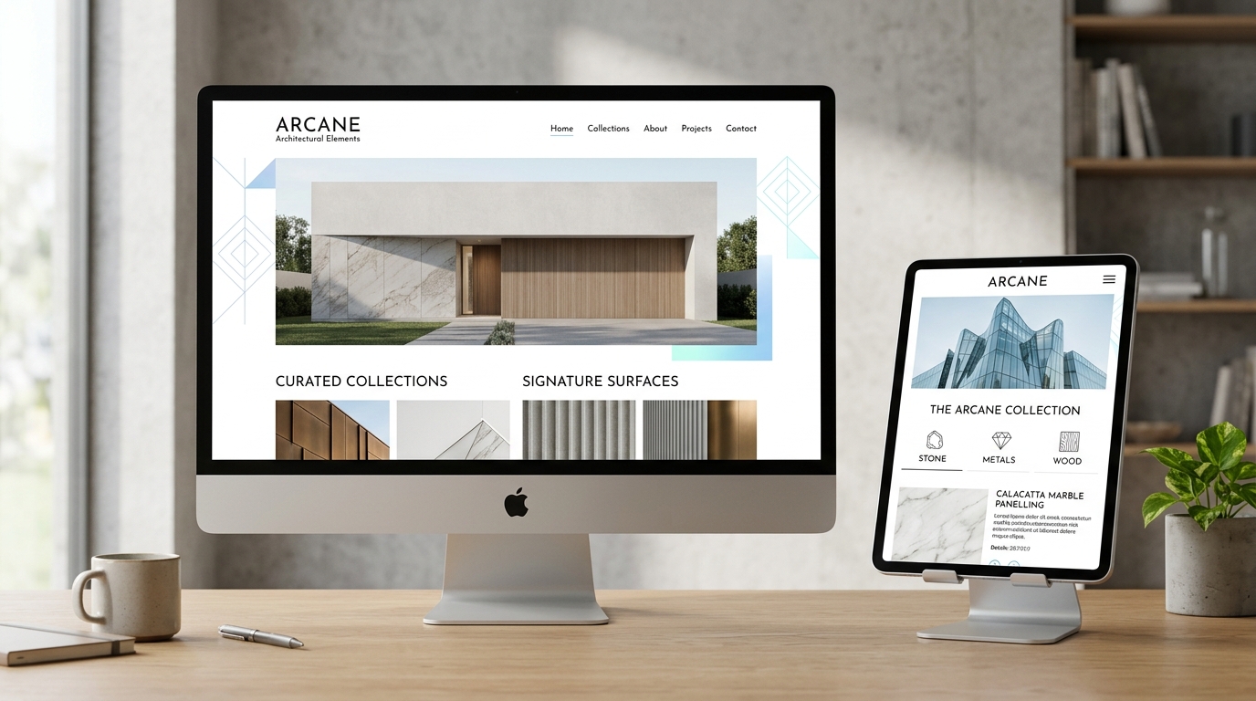 Arcane Architectural Elements - Web Design