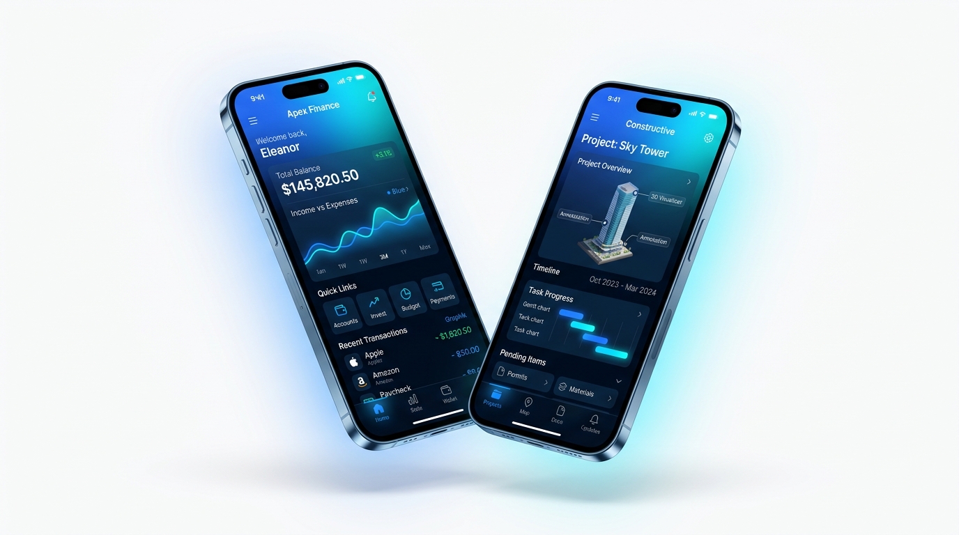 Apex & Constructive Mobile App - UI/UX Design